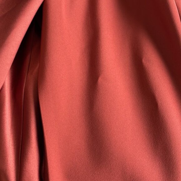 Galina Signature Dress in Cinnamon Stretch Crepe - Picture 7 of 10